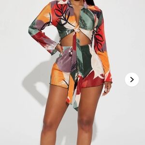 Fashion Nova Two-Piece Short Set